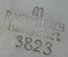 Merkelbach handgeritzt mark