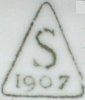 S 1907 mark