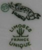 Limoges France Unique mark