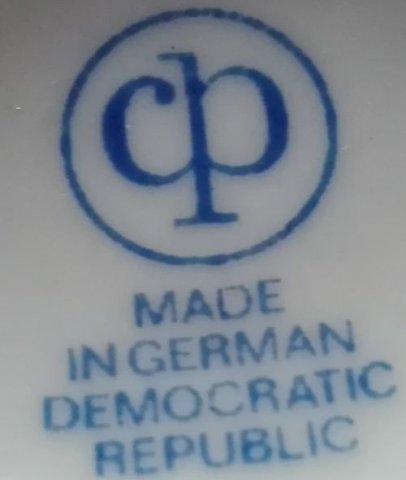 Sygnatura Colditz made in GDR