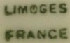 Green Limoges France mark