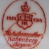 Sygnatura Hutschenreuther Hohenberg Bayern