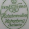 Sygnatura Hutschenreuther Hohenberg US Zone