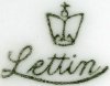 Sygnatura z koroną Lettin