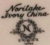 Noritake Ivory China mark