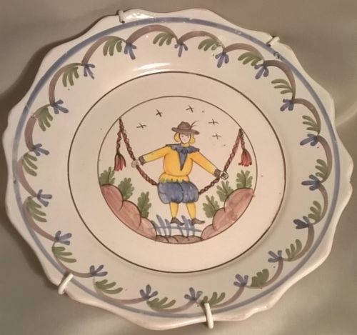 18th century earthenware plate FRANCE
