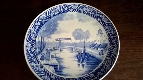 Delfts Boch Belgium plate Delfts Boch Belgium plate