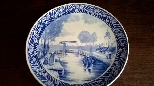 Delfts Boch Belgium plate