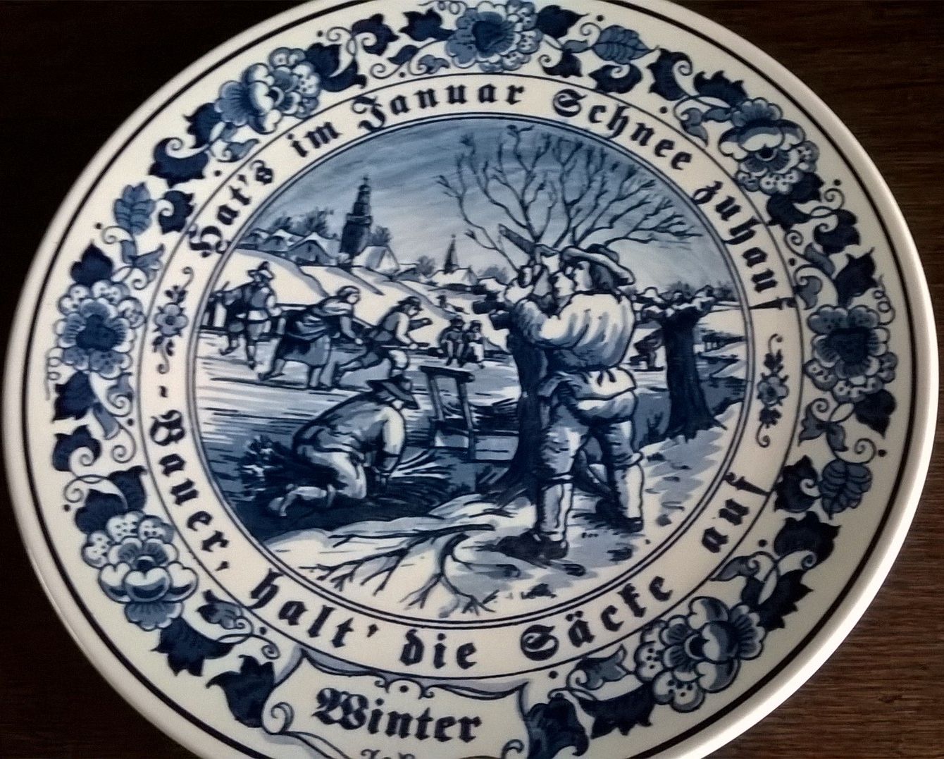 Royal Goedegewen Winter plate Royal Goedegewen Winter plate