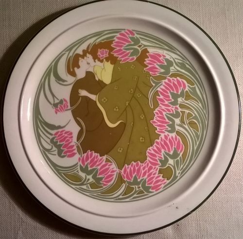 Keller and Guerrin art nouveau plate