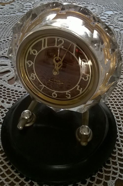 Soviet desk clock Majak