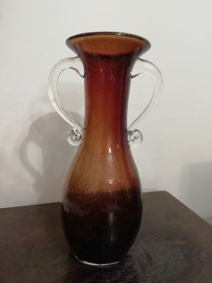 Ludwik Fiedorowicz amhora glass vase