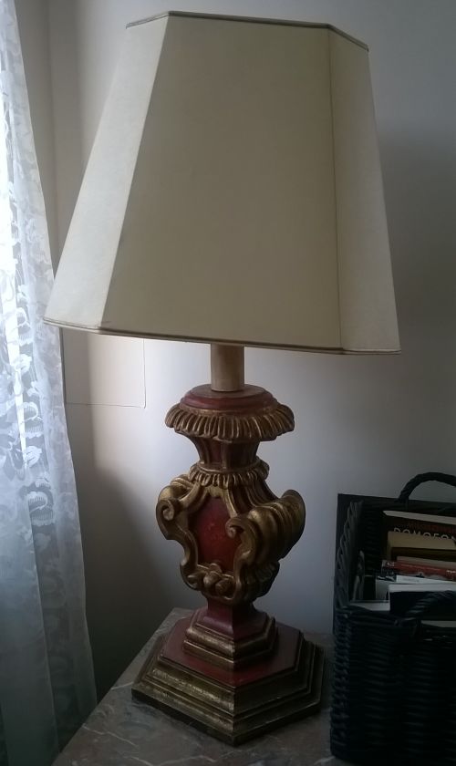 Florentine style Italian table lamp