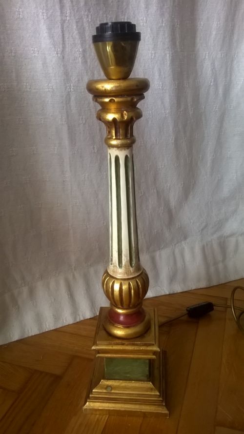 Florentine style Italian lamp base