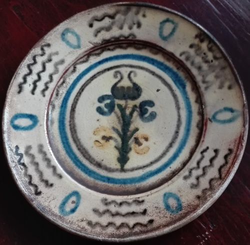 Franciszek Necel Kashubian folk plate