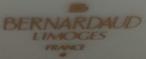 Golden Bernardaud mark