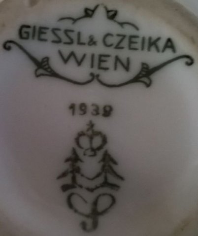 Sygnatura Giessl &amp; Czeika Wien 1938