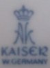 Sygnatury na porcelanie i ceramice » Sygnatury AL-KA Kaiser