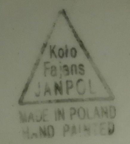 Kolo faience 1990s mark