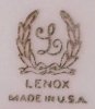 Gold Lenox mark