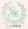 Zielona sygnatura Lenox