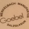 Sygnatura Merkelbach Manufaktur Goebel Salzglazur