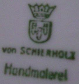 Von Schierholz Handmalerei mark