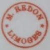 Sygnatury na porcelanie i ceramice &raquo; Sygnatury Redon