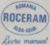 Sygnatury na porcelanie i ceramice &raquo; Sygnatury Roceram