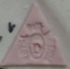 Pink triangle D mark