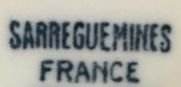 Sarreguemines France mark