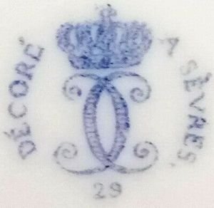 The sevres marks 1800s from Antique Ceramics
