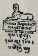 Sygnatura Petrus Regout od 1883 roku