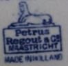 Petrus Regout mark