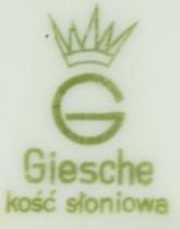 Sygnatura Giesche kość słoniowa