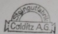 Sygnatura Steingutfabrik Colditz AG 