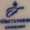 Contemporary Furstenberg china mark