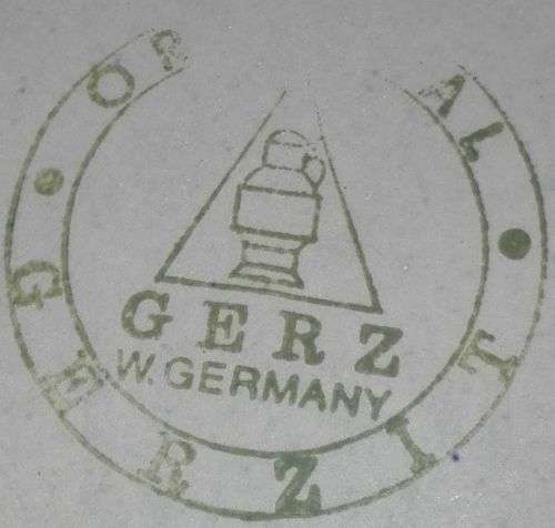 gerz 1960 1990 stoneware mark