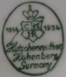 Hutschenreuther Hohenberg 1934- 1946 mark