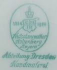 Hutschenreuther Hohenberg Abteilung Dresden