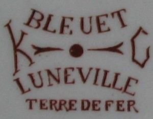 Sygnatura Luneville Bleuet