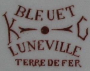 Luneville Bleuet mark