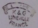 K and G Luneville France mark