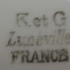 Sygnatura K et G Luneville