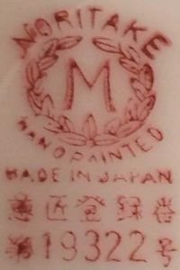 Porcelain japan marks on Dictionary of
