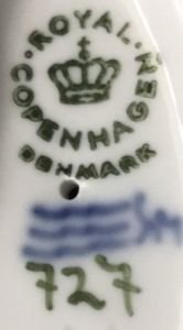 Sygnatura Royal Copenhagen lata 80.