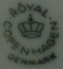 1985 - 1991 Royal Copenhagen mark