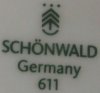 Porcelain and pottery marks &raquo; Schönwald marks