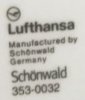 Sygnatura Lufthansa Schönwald