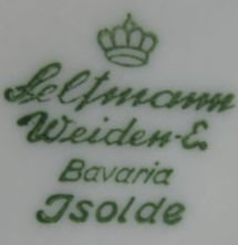 4 TASSES porcelain pattern rosehips vintage Seltmann weiden Bavaria